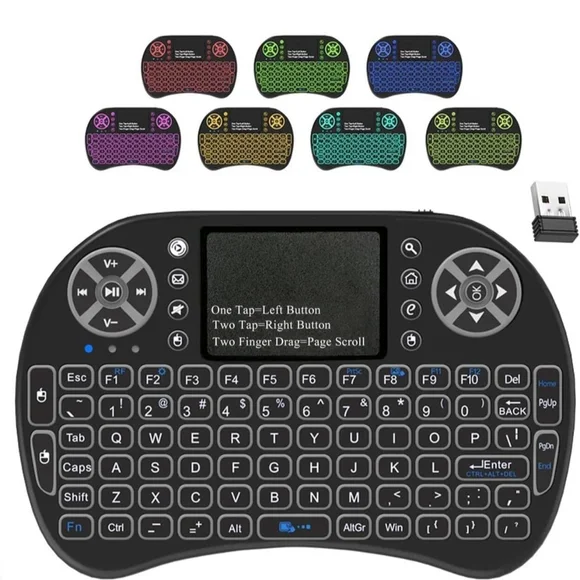 Wireless Mini Keyboard with Touchpad - Picture 1 of 5